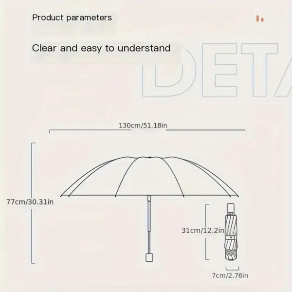 Extra-Large Dual-Purpose Umbrella