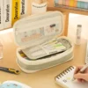 Double layer Pencil Case Large-capacity