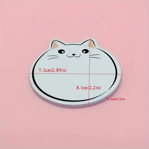 5 Pack Cartoon Kitty Sticky Notes