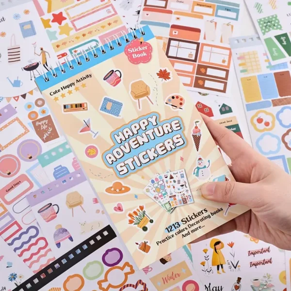 3e6478b9-294c-4b3d-ade1-8e2dcd410171.webp 1213pcs Scrapbook Stickers Decals Fantasy Paper Stickers