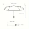 Automatic Folding Umbrella - Extra Large Sunshade