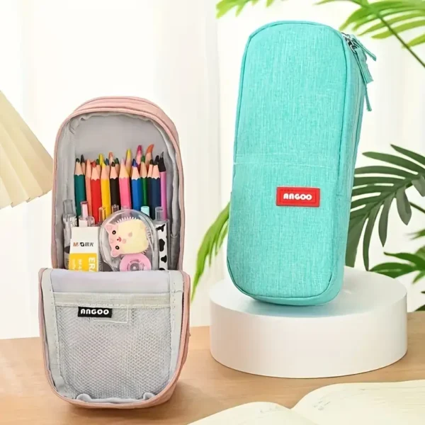 Random Large Capacity Oxford Cloth Pencil Case