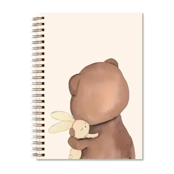 64ee5c50bbc24f34a1d78abf66fdd6ab-goods.webp 1pc Weekly Planner Cute Bear Hug JournalDaily Planner