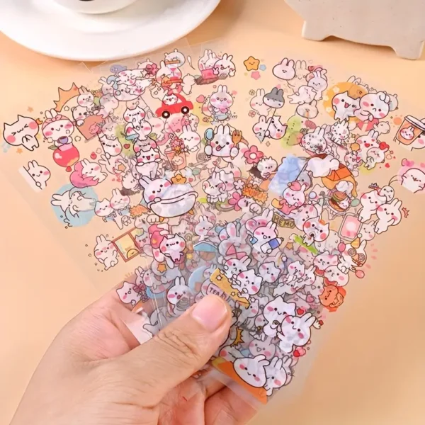 10 Sheets (Single Pack) Cartoon Little White Rabbit